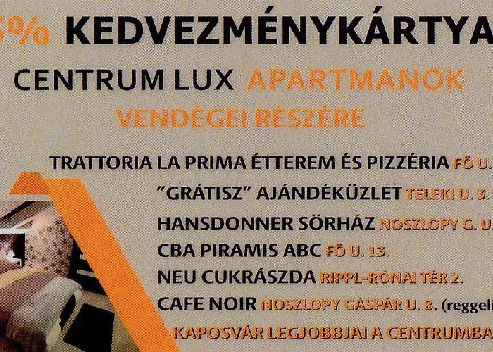 Centrum Lux 2 Lägenhet Kaposvár